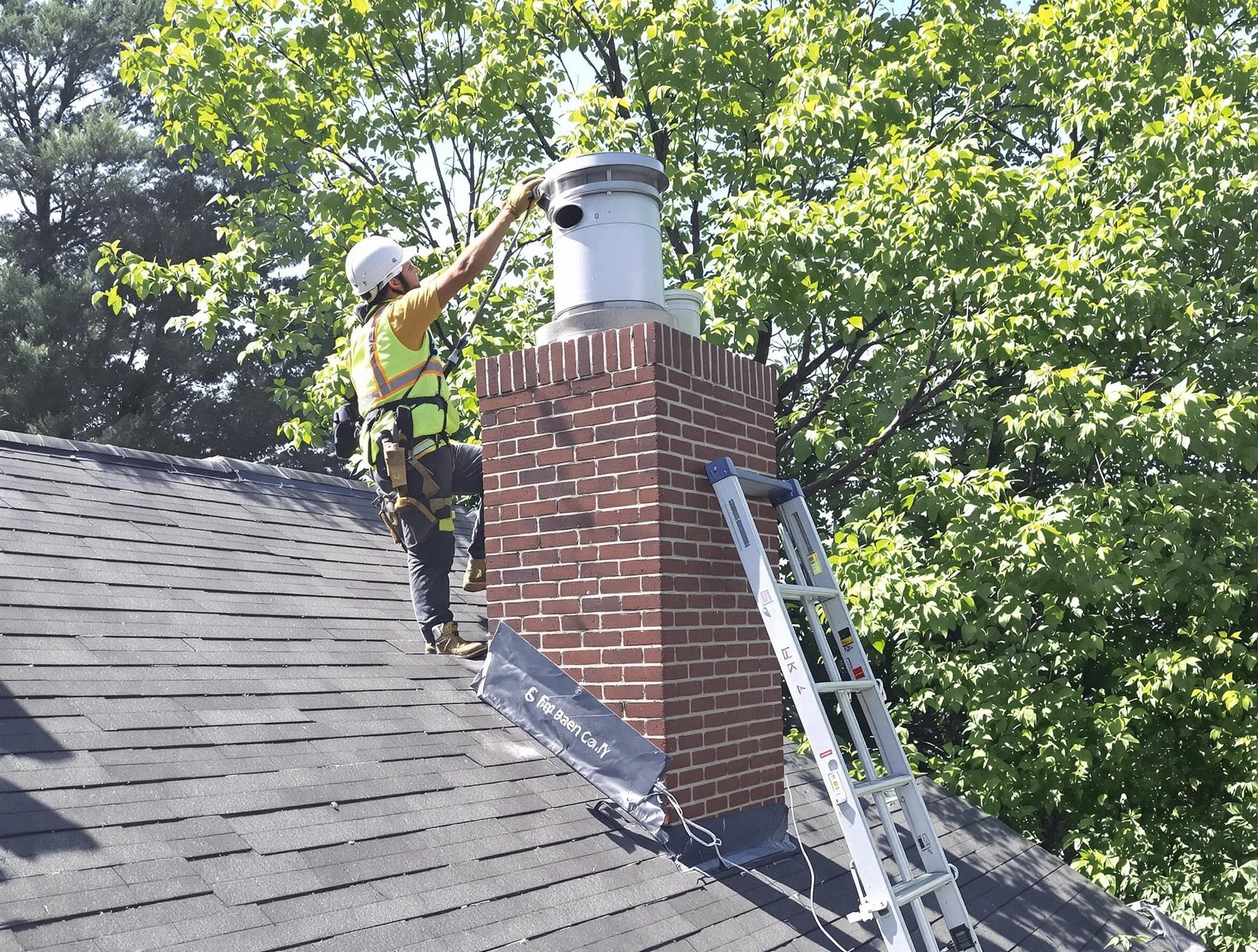 Chimney liner inspection by Lehi Chimney Sweep in Lehi, UT