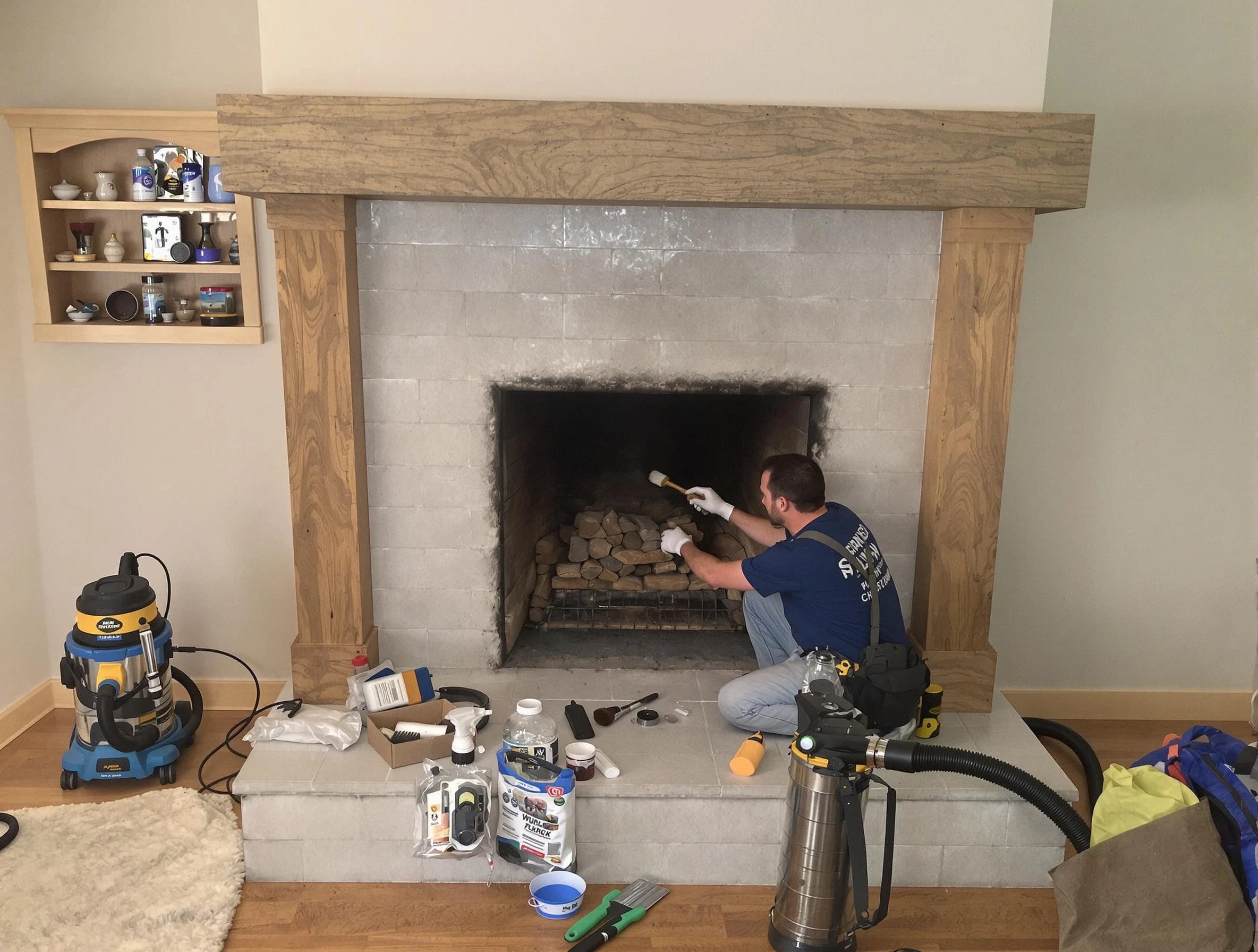 Detailed creosote removal process by Lehi Chimney Sweep in Lehi, UT