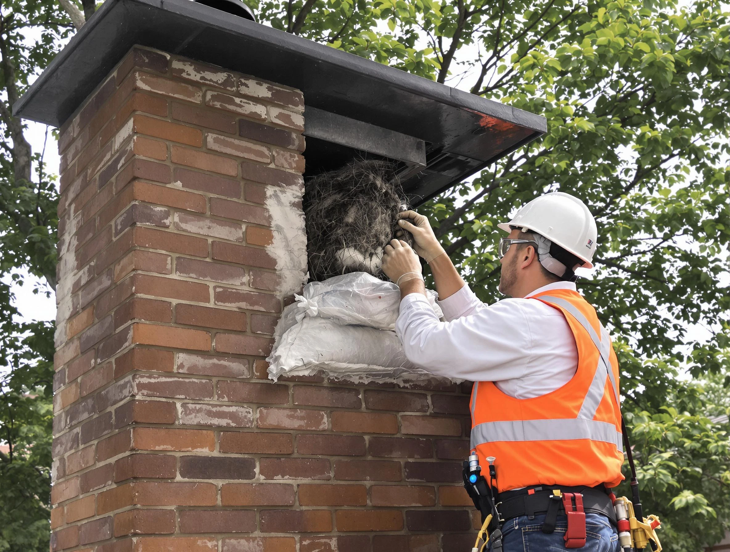 Humane removal of debris and animals by Lehi Chimney Sweep in Lehi, UT