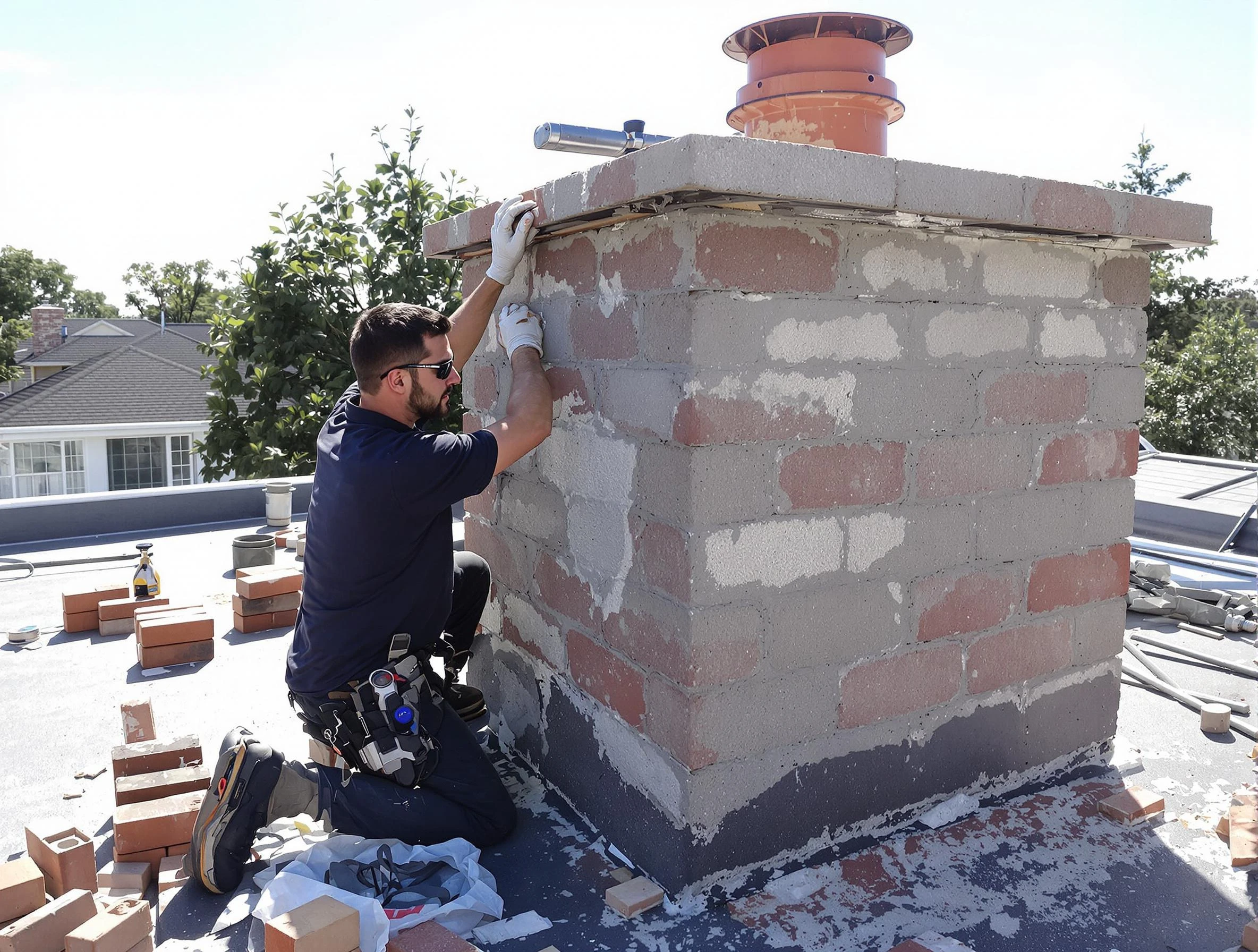 Advanced chimney repair process by Lehi Chimney Sweep in Lehi, UT