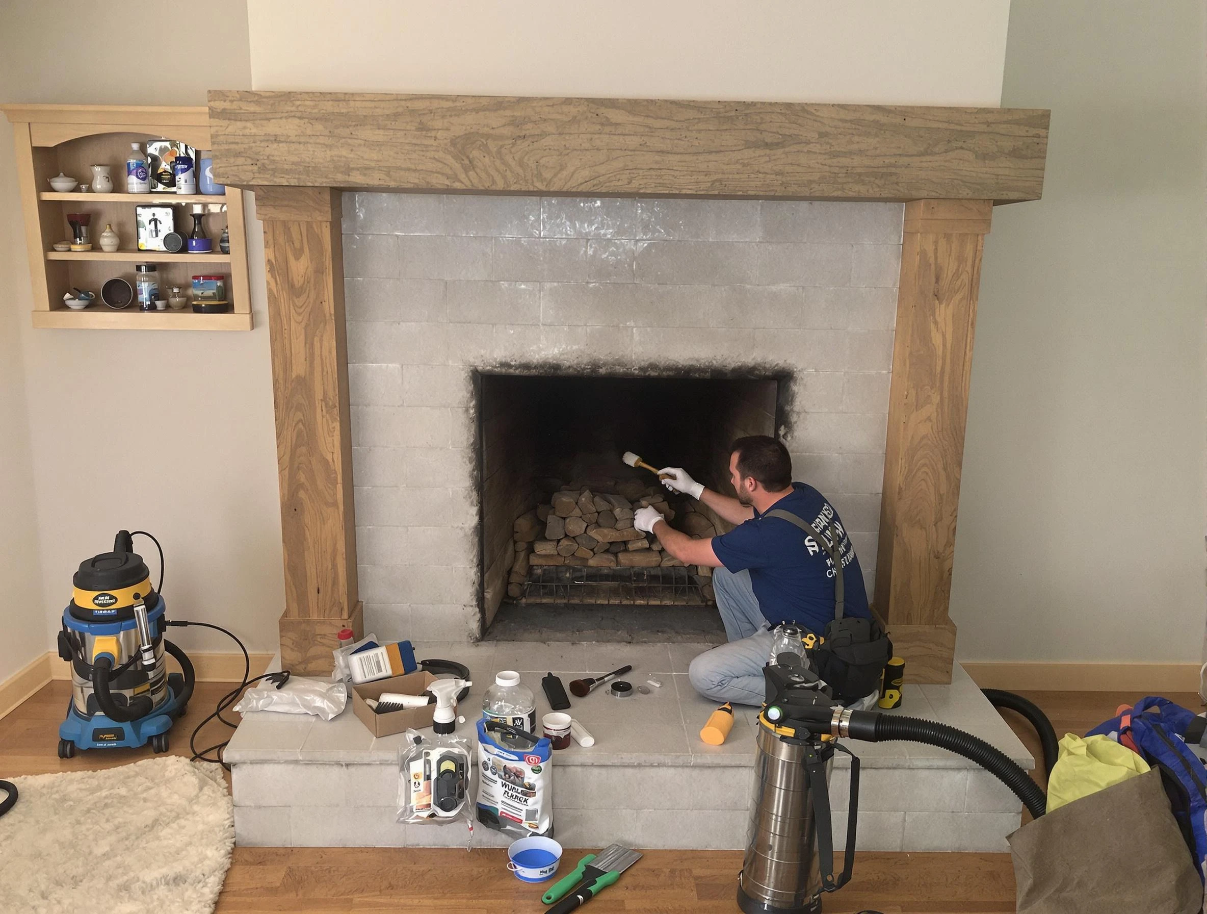Detailed creosote removal process by Lehi Chimney Sweep in Lehi, UT
