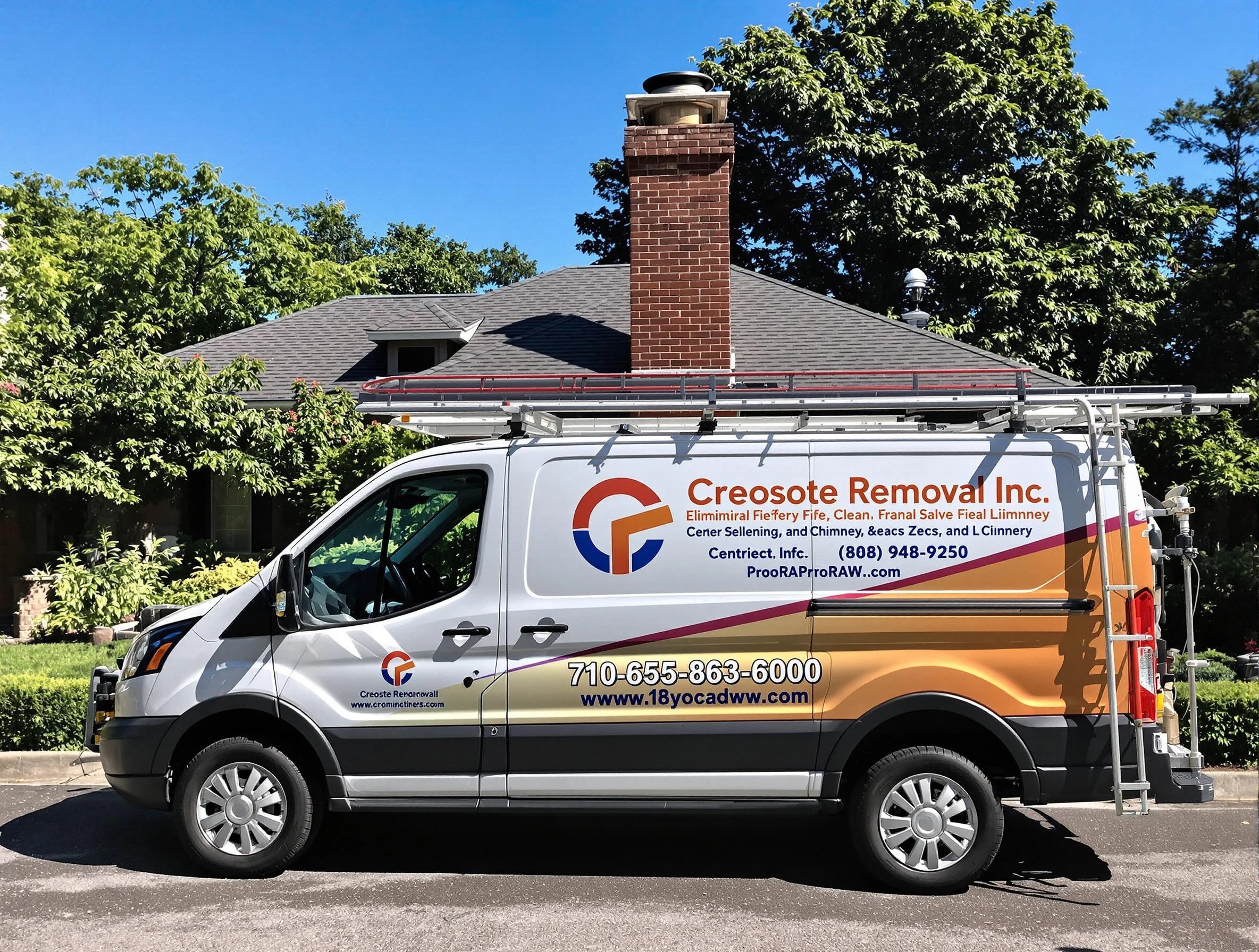 Lehi Chimney Sweep technician removing creosote safely in Lehi, UT